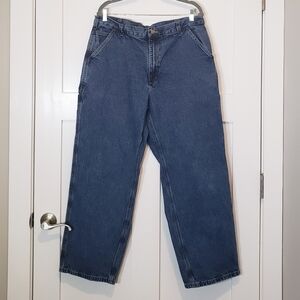 Carharrt Carpenter 38 X 30 Original Dungaree Fit Darker Wash